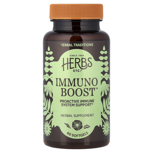 Herbs Etc., ImmunoBoost, 60 Zachte Capsules