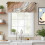 Brown Abstract Geometric Valance 60x18in 2