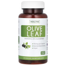 Healths Harmony, Olivenblad, 750 mg, 60 Kapsler