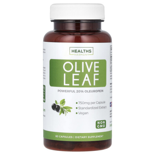 Healths Harmony, Έλαιο Λεαφ, 750 mg, 60 Capsules