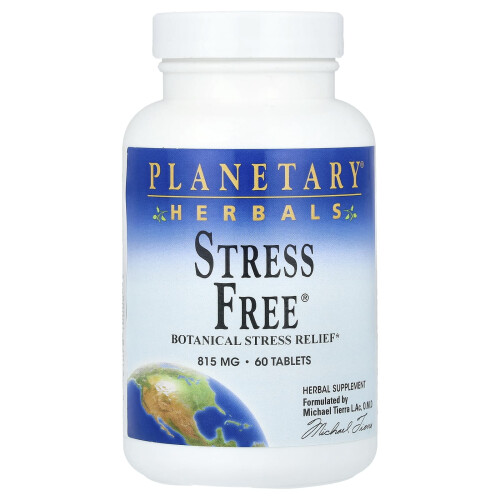 Planetary Herbals, Stress Free, 60 Tabletti