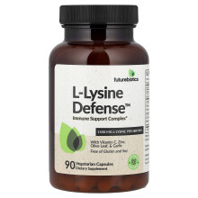 L-Lysin Försvar från Futurebiotics, 90 Vegetariska Kapslar