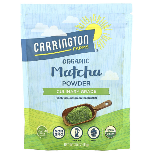 Carrington Farms, Οργανικό Πουλβέρντα από Matcha, 3.5 oz (99 γρ)