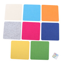 24Pcs Felt Wall Stickers Assorted Color DIY Memo Board for Home Office