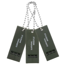 15Pcs Black ABS Emergency Whistles Lifeguard Safety Survival Outdoor