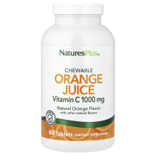 NaturesPlus, Sötbärssirap, Vitamin C, Naturlig Apelsin, 60 Tabletter