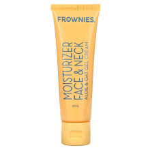 Frownies, Fuktighetsbevarare, Ansikte & Hals, Aloe & Oat Gel Cream, 50 ml