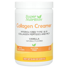 Super Nutrition, Kollagen-Creamer, Vanille, 8,46 oz (240 g)