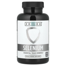 Zhou Nutrition, Selenio, 200 mcg, 100 Capsule Veggie