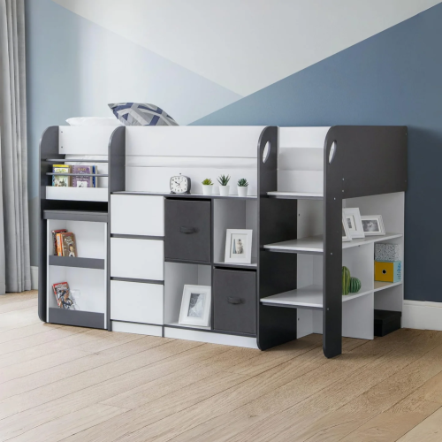 Saturn Midsleeper Charcoal Grey and White 1