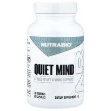 NutraBio, Mente Tranquilla, 60 Capsule
