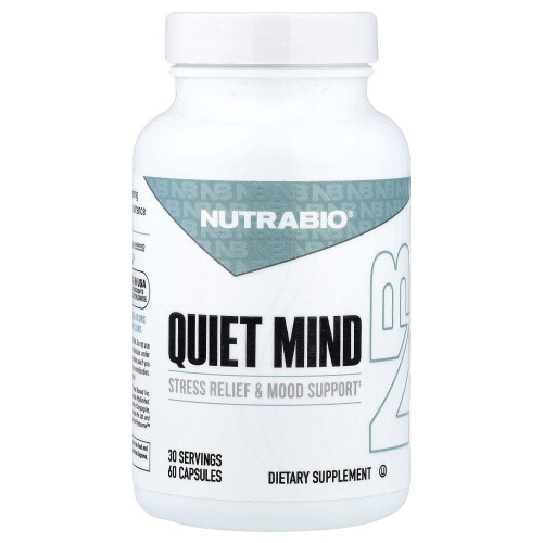 NutraBio, Mente Tranquilla, 60 Capsule