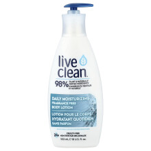 Live Clean, Tägliches Feuchtigkeits-Körper-Lotion, Duftfrei, 18 fl oz (532 ml)
