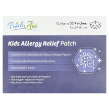 PatchAid, Detská Patch na Alergie, 30 Patchí