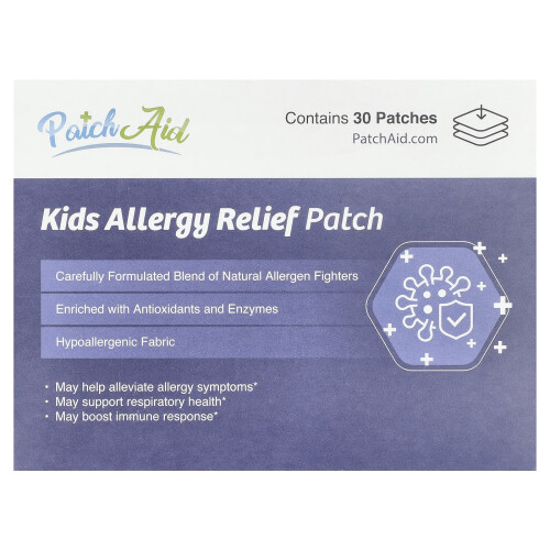 PatchAid, Detská Patch na Alergie, 30 Patchí