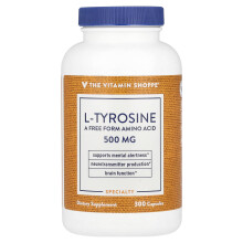 The Vitamin Shoppe, L-Tyrosine, 500 mg, 300 Capsuler