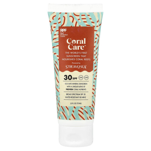 Stream2Sea, Διάκριση Κοράλλων Sunscreen, SPF 30, 2.5 fl oz (75 ml)