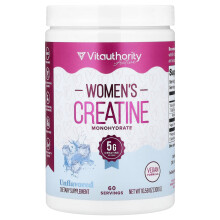 Vitauthority, Active, Vrouwen Creatine Monohydraat, Ongevoopt, 10,58 oz (300 g)