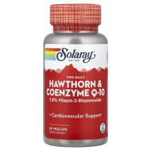 Solaray, Two Daily, Hawthorn & Coenzyme Q-10, 60 VegCaps