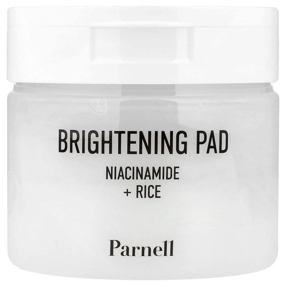 Parnell , Niacinamide Rice Brightening Pad, 80 Pads, 5.64 Oz (160 G)