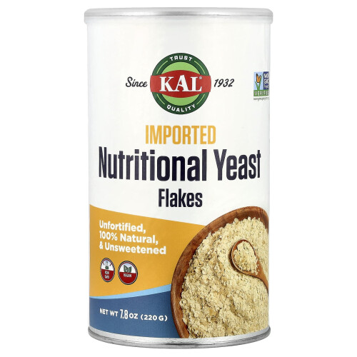 KAL, Imported Nutritional Yeast Flakes, Unsweetened, 7.8 oz (220 γρ)