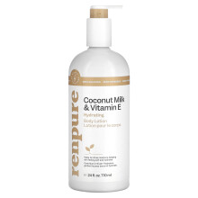Renpure, Lotion de Corp Hidratantă, Lapte de Cocoț & Vitamina E, 24 fl oz (710 ml)