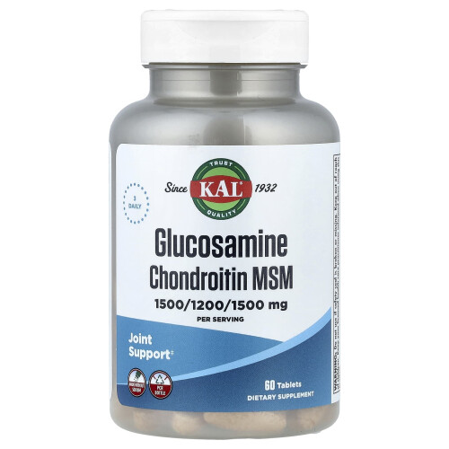 KAL, Γλουκοζαμίνη Χονδρόitin MSM, 60 Tablets