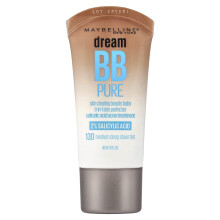 Maybelline, Dream BB Pure, Hautklarier Schönheitsbalsam, 130 Mittel-Tiefe Durchsichtiges Tint, 1 fl oz (30 ml)