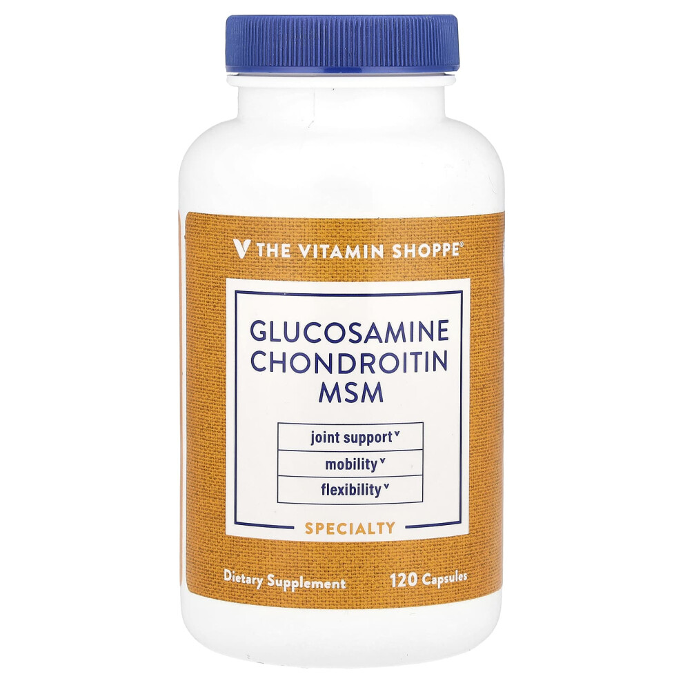 The Vitamin Shoppe , Glucosamine Chondroitin Msm, 120 Capsule