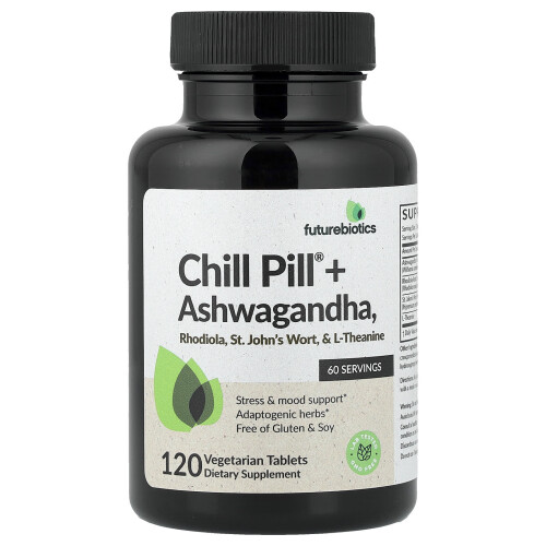 Futurebiotics, Ψυχρή Πίλη + Ashwagandha, 120 Βοτανογενή Ταμπλέτες