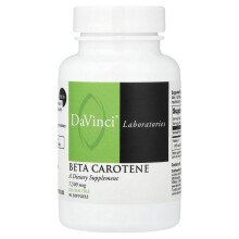 DaVinci Laboratories of Vermont, Beta Karoten, 7 500 mcg, 90 Softgles