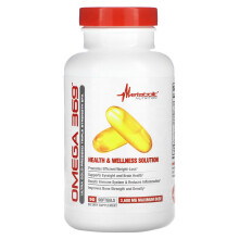 Metabolic Nutrition, Omega 369, 3.600 mg, 90 Zachte Capsules (1.200 mg per Zachte Capsule)