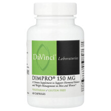 DaVinci Laboratories of Vermont, DIMPRO, 150 mg, 60 Capsules