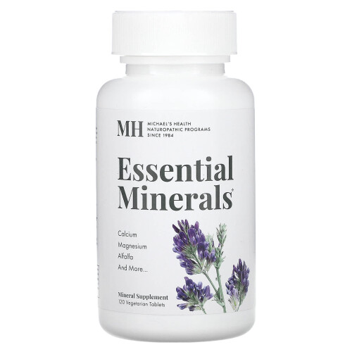 Michael's Naturopathic, Essential Minerals, 120 Βοτανοθεραπευτικά TABLETS