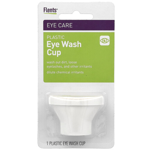 Flents, Øjepleje, Plastic Øje Vask Cup, 1 Count