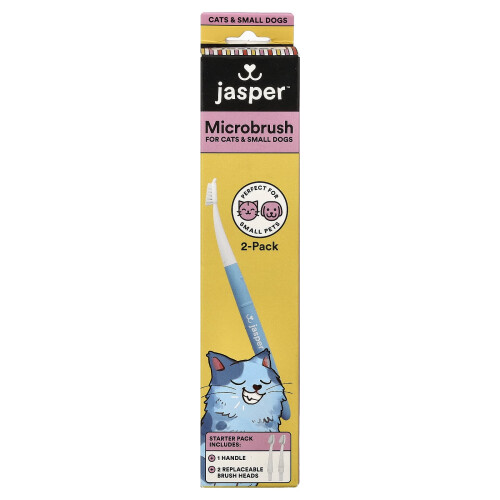 Jasper, Microbrush Kit, For Katte & Lille Hunde, 3 Piece Kit