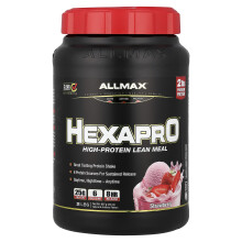 ALLMAX, Hexapro, High-Protein Lean Maaltijd, Strawberry, 2 lbs (907 g)