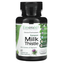 Emerald Laboratories, Europese Melkdistel, 60 Vegetarische Capsules