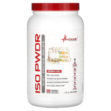 Metabolic Nutrition, ISOpwdr, Wijp eiwit-isolaat, Verjaardagscake, 1.52 lbs (690 g)