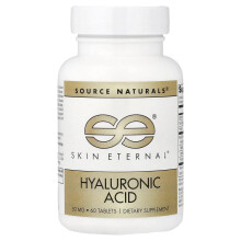 Source Naturals, Hud Eternel, Hyaluronsyre, 60 Tabletter