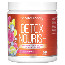 Vitauthority, Detoksi Nourish, Pink Lemonade, 10.9 oz (310 g)