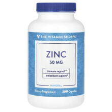 The Vitamin Shoppe, Zink, 50 mg, 300 Capsules