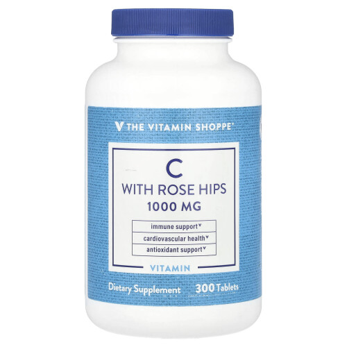 Vitamina C com Rosa da The Vitamin Shoppe, 300 Tabletes