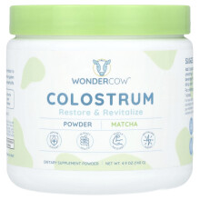 Wondercow, Kolostum Pulver, Matcha, 4,9 oz (140 g)