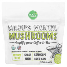 Maju Superfoods, Maju Superfoodok, Maju Mental Gombák, 2,82 oz (80 g)