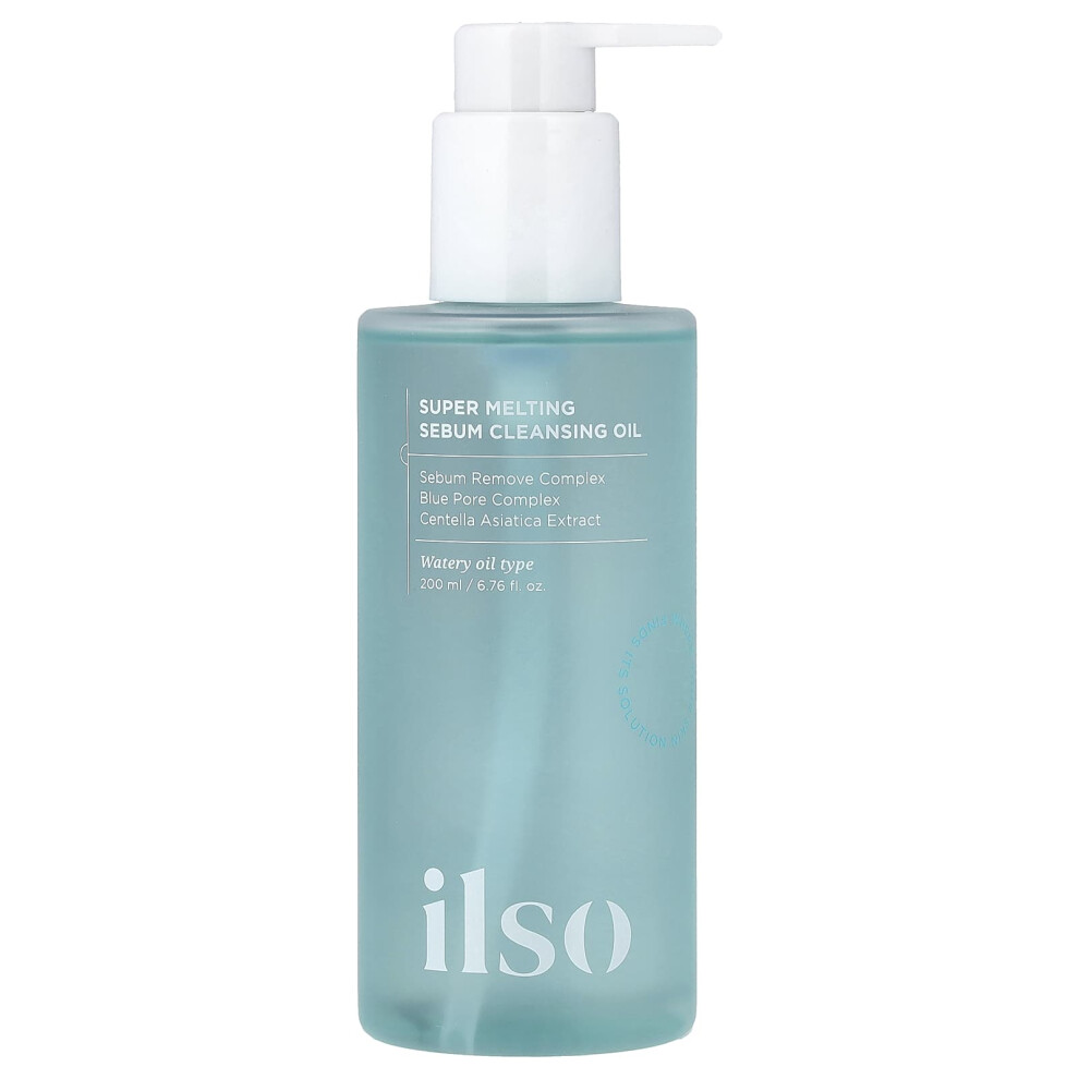Ilso , Super Melting Sebum Cleansing Oil, 6.76 Fl Oz (200 Ml)