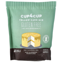 Cup4Cup, Mezcla de Pastel Amarillo, Libre de Gluten, 1.31 lb (600 g)