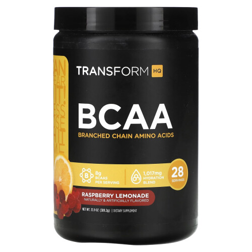 TransformHQ, BCAA, Raspberry Lemonade, 13,9 oz (389,2 g)