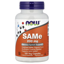 NOW Foods, SAMe (Disulfate Tosylate), 200 mg, 120 plantaardige Capsules