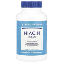 The Vitamin Shoppe, Niacine, 250 mg, 100 Vegetarische Capsules